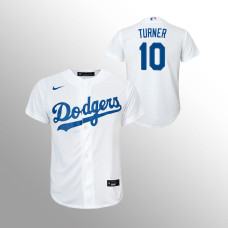 Youth Los Angeles Dodgers Justin Turner White Replica Home Jersey
