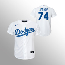 Youth Los Angeles Dodgers Kenley Jansen White Replica Home Jersey