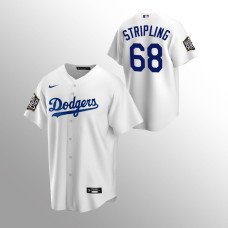 Youth Los Angeles Dodgers Ross Stripling White 2020 World Series Replica Jersey