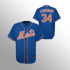 Youth New York Mets Noah Syndergaard Royal Replica Cool Base Jersey