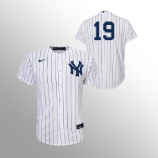 Youth New York Yankees Masahiro Tanaka White Replica Home Jersey