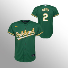 Youth Oakland Athletics Khris Davis Kelly Green Replica Alternate Jersey