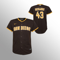 Youth San Diego Padres Garrett Richards Brown Replica Road Player Jersey