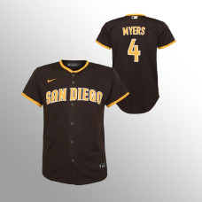 Youth San Diego Padres Wil Myers Brown Replica Road Player Jersey