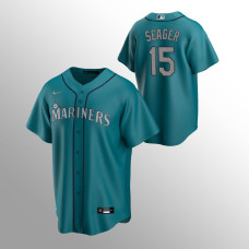 Youth Seattle Mariners Kyle Seager Aqua Replica Alternate Jersey