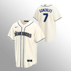 Youth Seattle Mariners Marco Gonzales Cream Replica Alternate Jersey