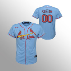 Youth St. Louis Cardinals Custom Light Blue Replica Alternate Jersey