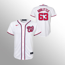 Youth Washington Nationals Sean Doolittle White Replica Home Jersey