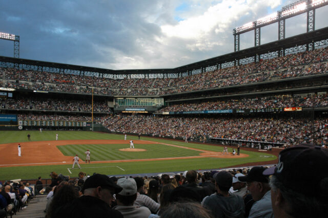 4th of July Colorado Rockies Arizona Diamondbacks game, Coors Field, Denver, 2009