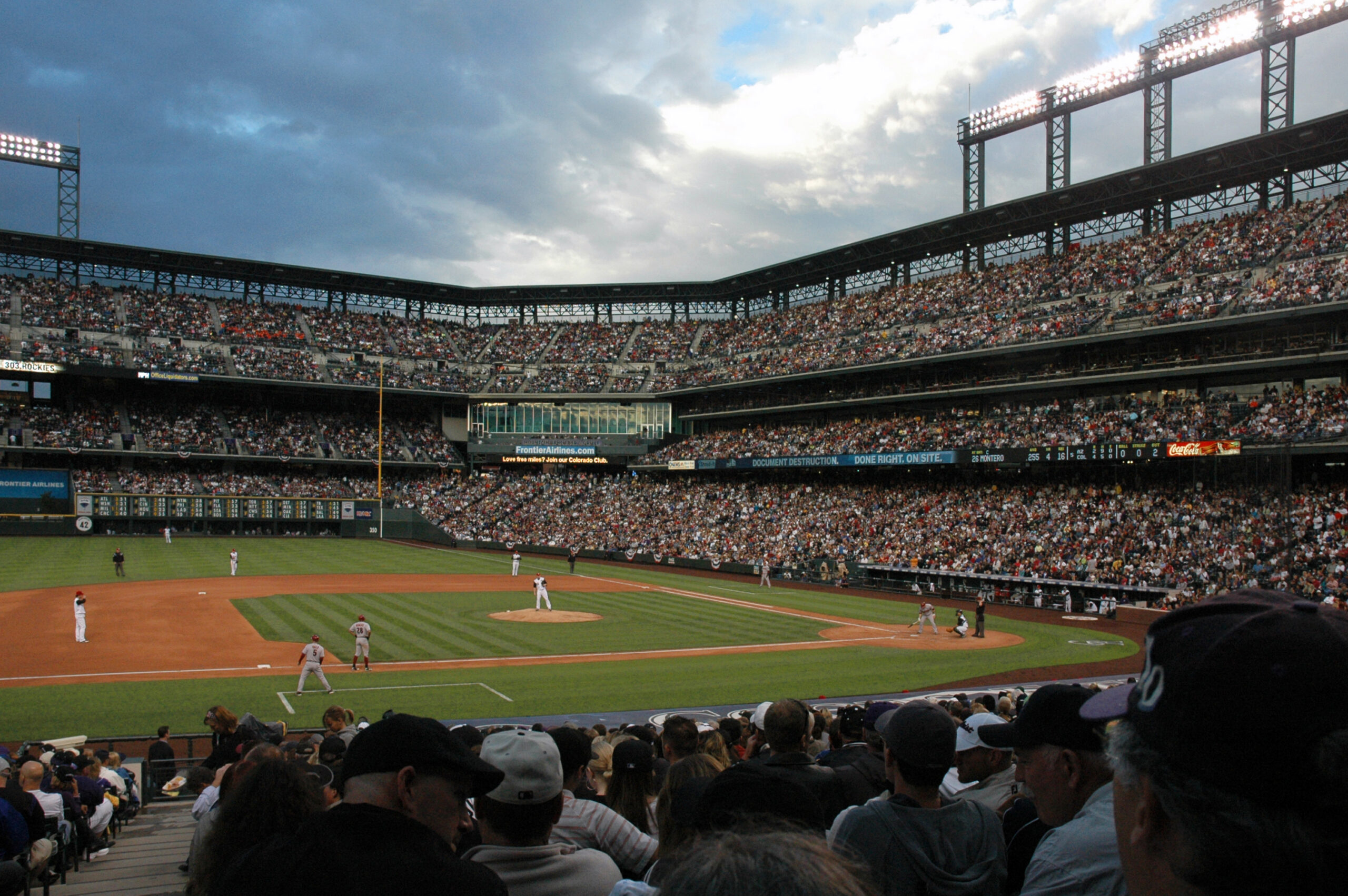 4th of July Colorado Rockies Arizona Diamondbacks game, Coors Field, Denver, 2009