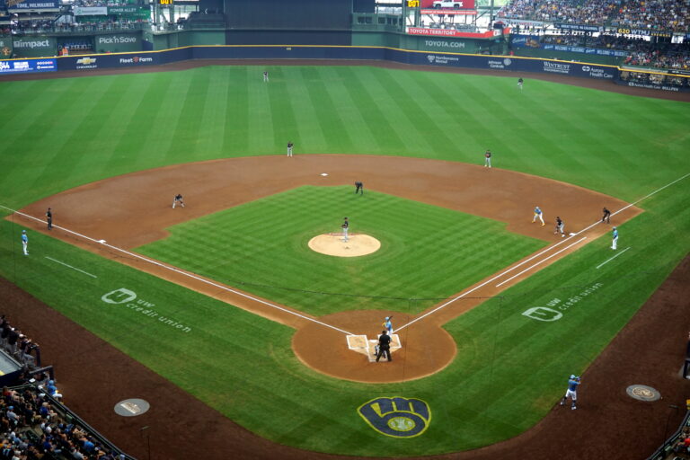 Cleveland Guardians vs. Milwaukee Brewers August 2024 07 (in game action)