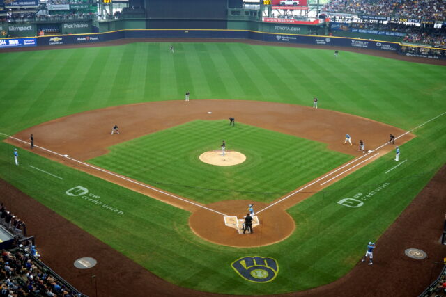 Cleveland Guardians vs. Milwaukee Brewers August 2024 07 (in game action)