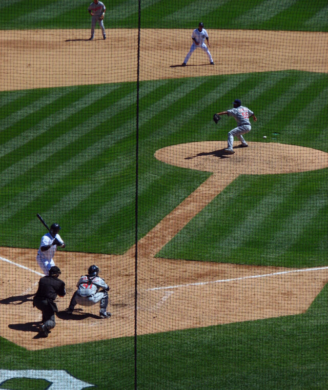 Detroit Tigers batter at the plate